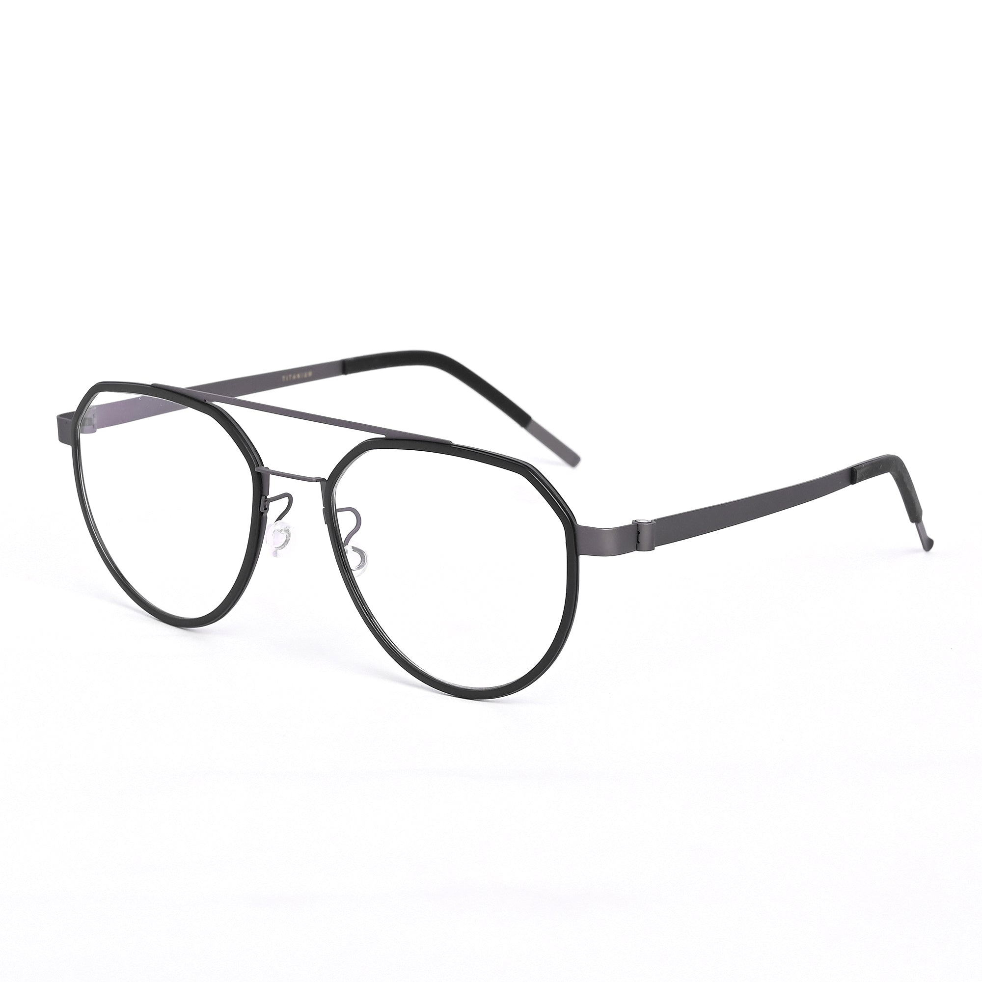 Women's Rectangle Eyeglasses Frames With Leopard Color