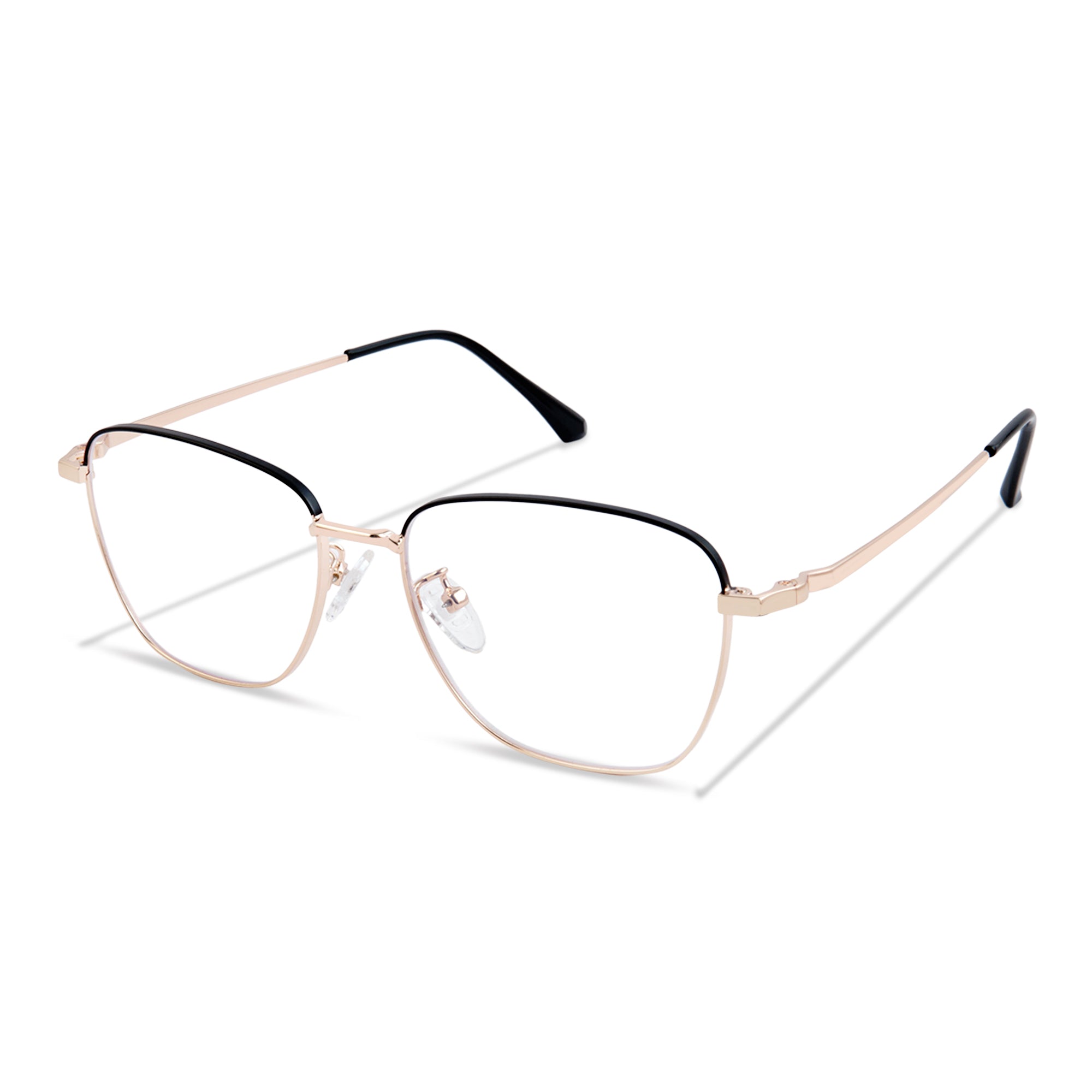 Metal Eyeglasses Womens Gold Eyeglass Frames Black Gold