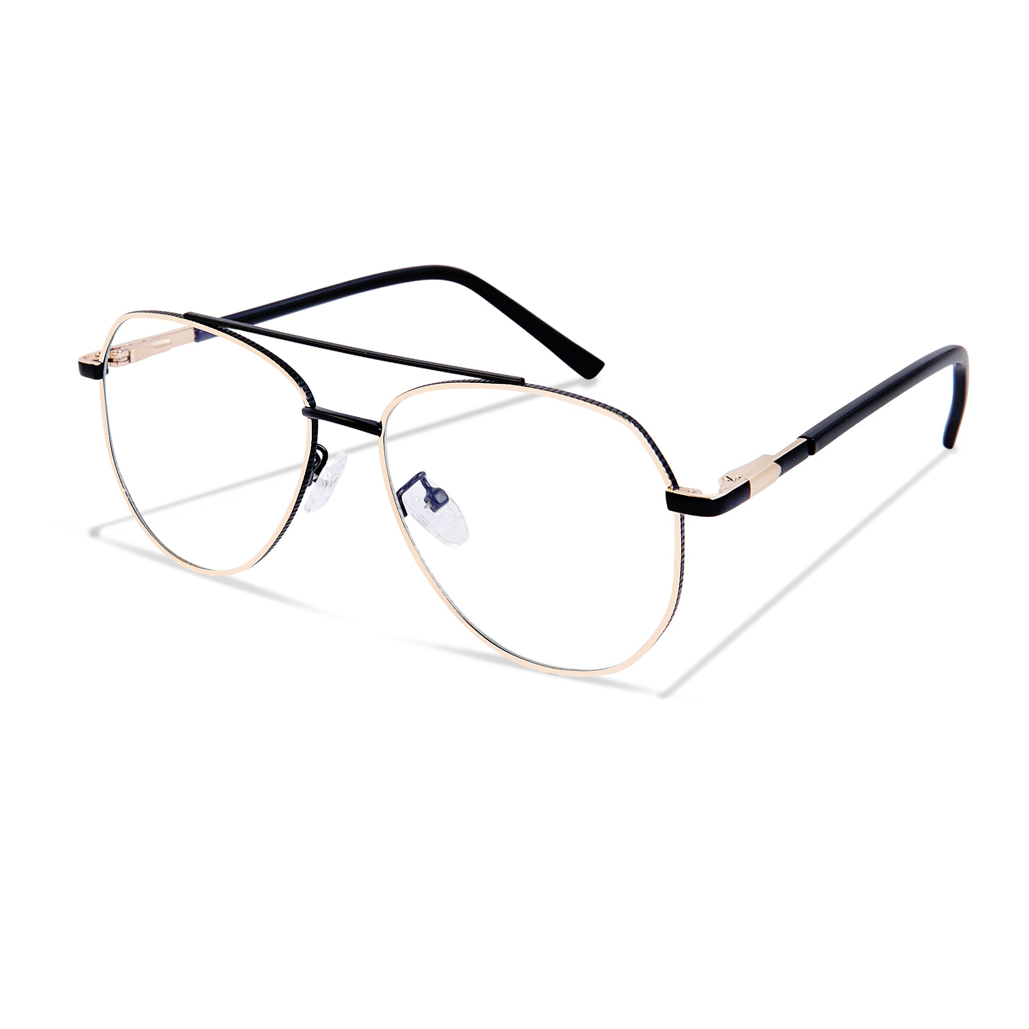 Good & Black Aviator Metal Eyeglasses - L3134