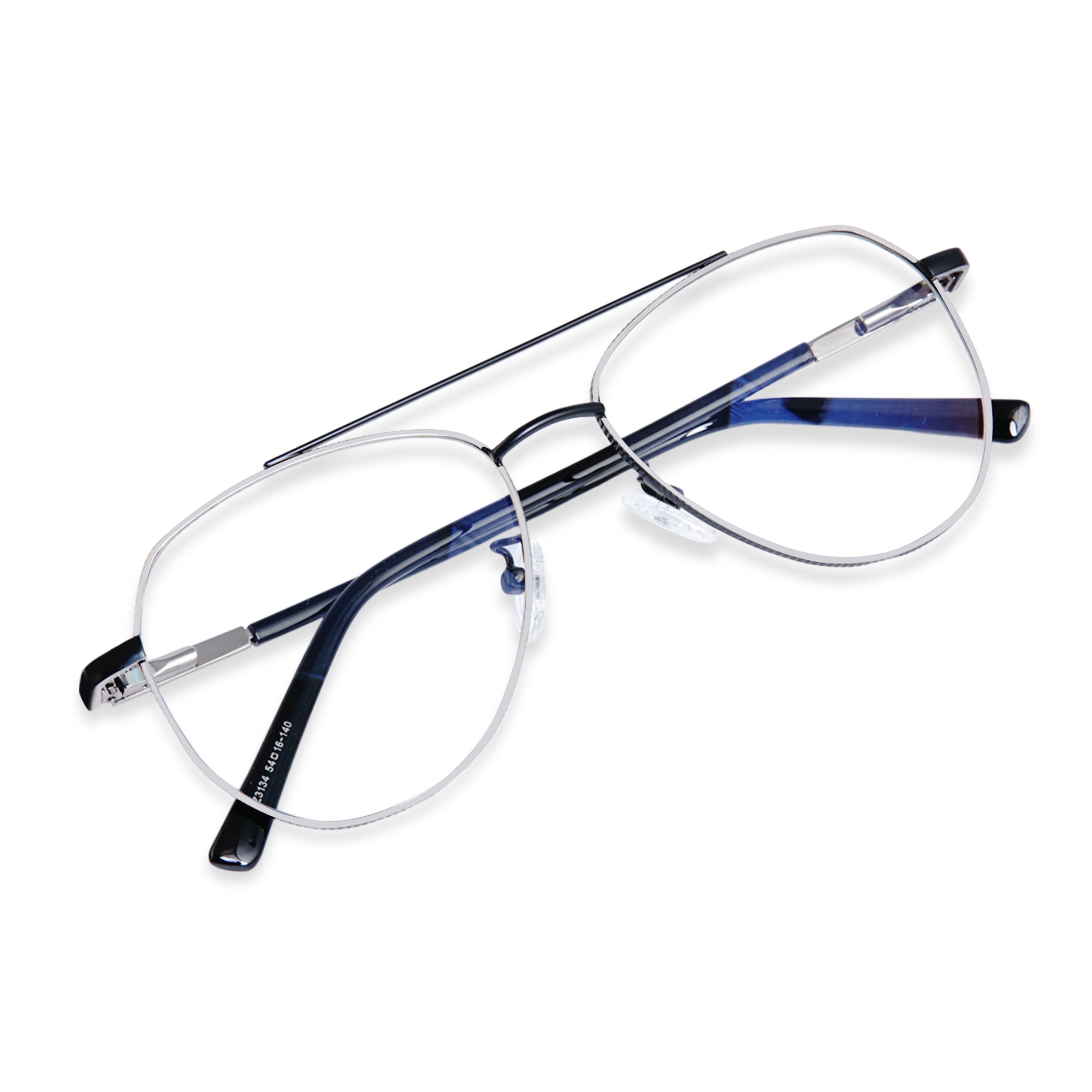 Matte Transparent Hexagon Eyeglasses - L110-C30 – LEO Eyewear