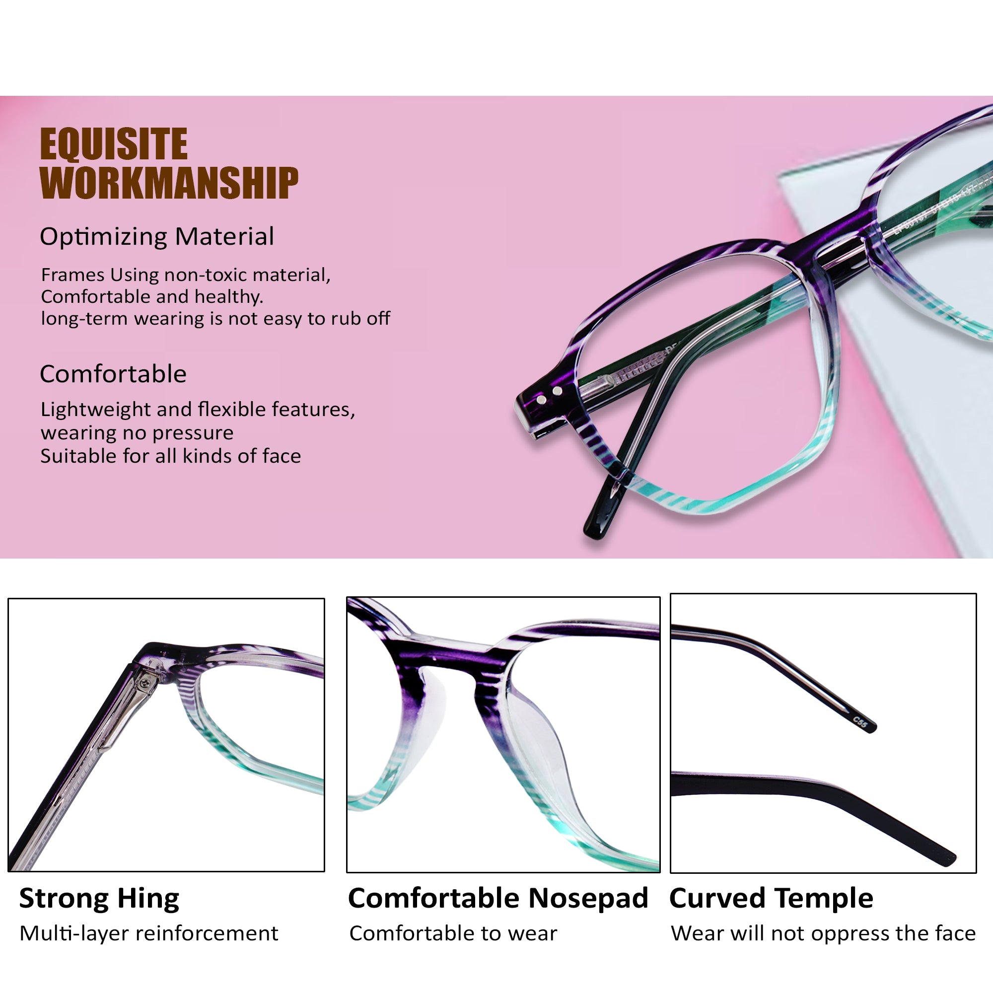 TORTOISE Cateye Rimmed Eyeglasses - L80167
