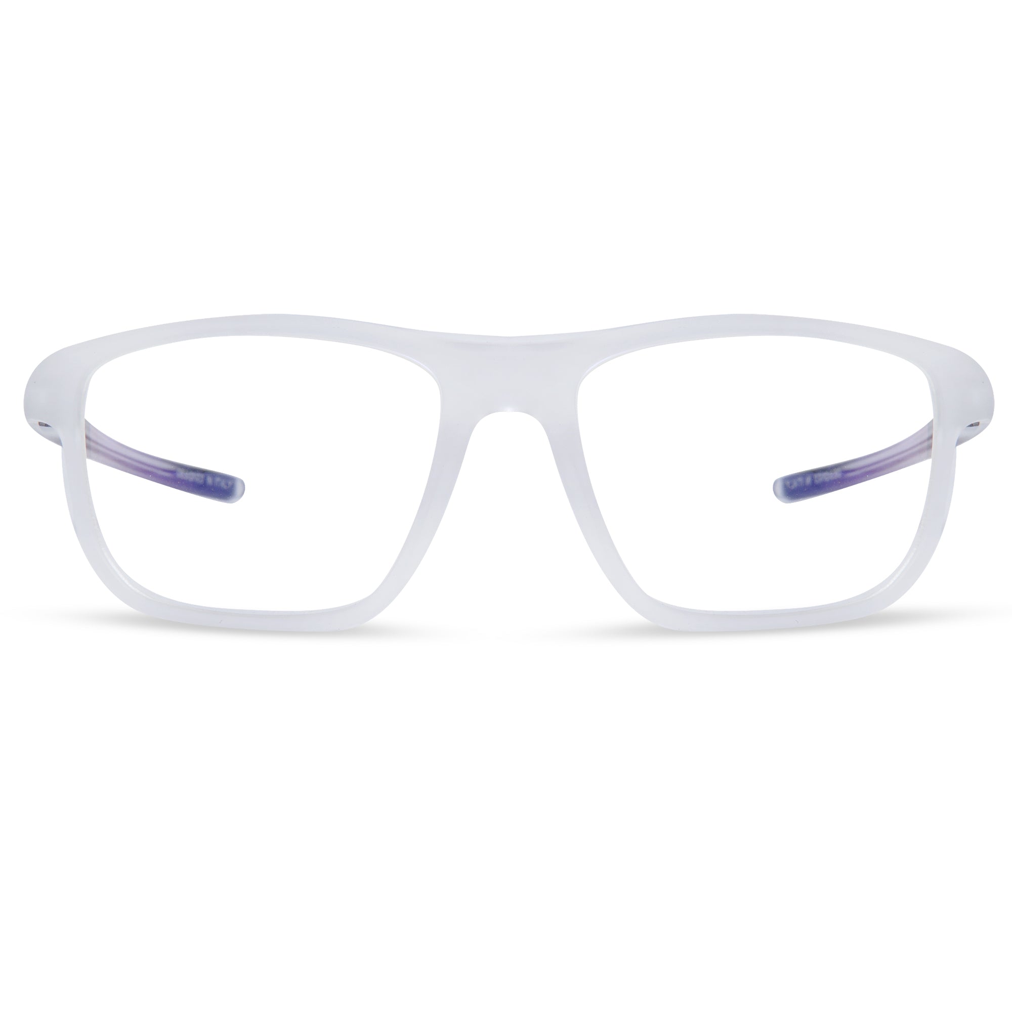 Transparent mat Sporty frame Eyeglasses - L007