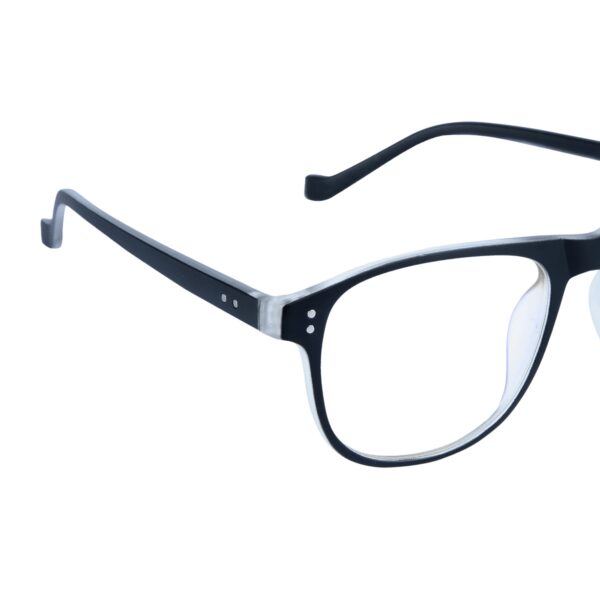Matte Black Square Reading Eyeglasses – L109 C44