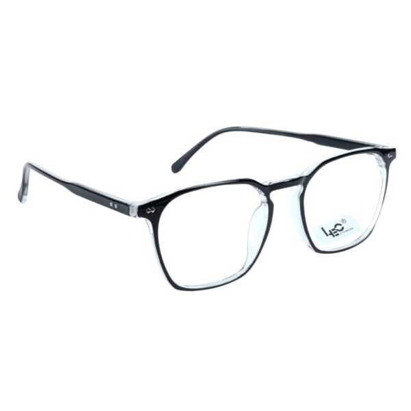 Transparent Black Hexagon Rimmed Eyeglasses - L110-C11