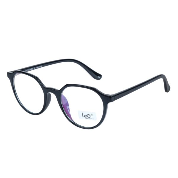 Black Hexagon Rimmed Eyeglasses - L108-C2
