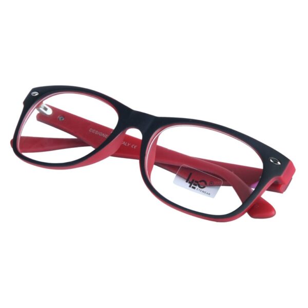 Black & Red Wayfarer Rimmed Eyeglasses - L3108-C67