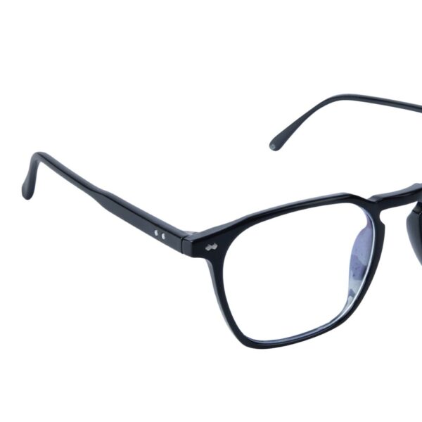 Black Hexagon Rimmed Eyeglasses - L110-C2