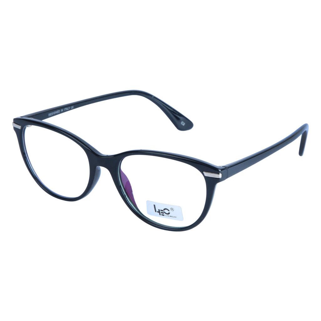 Black Cateye Rimmed Eyeglasses - L2116