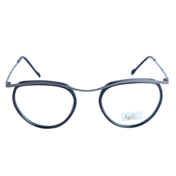 Black Rimmed Round Eyeglasses - L-1544BLK
