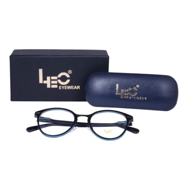 Black & Blue Cateye Rimmed Eyeglasses - L2758