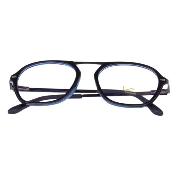 Black & Blue Square Rimmed Eyeglasses - L2846