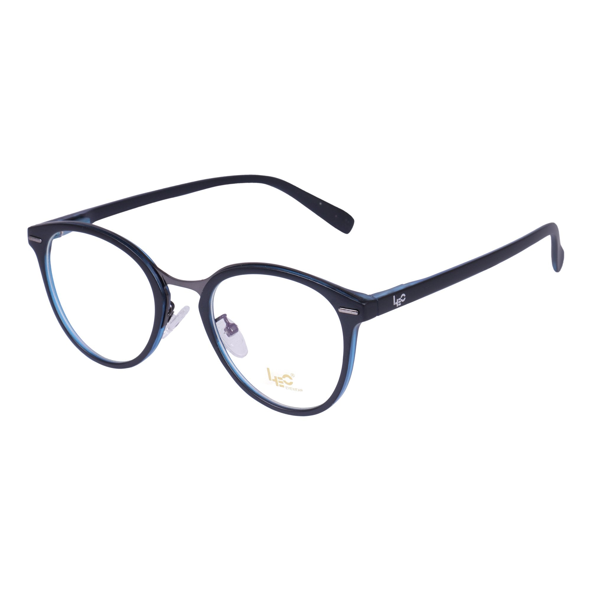 Black & Blue Cateye Rimmed Eyeglasses - L2758