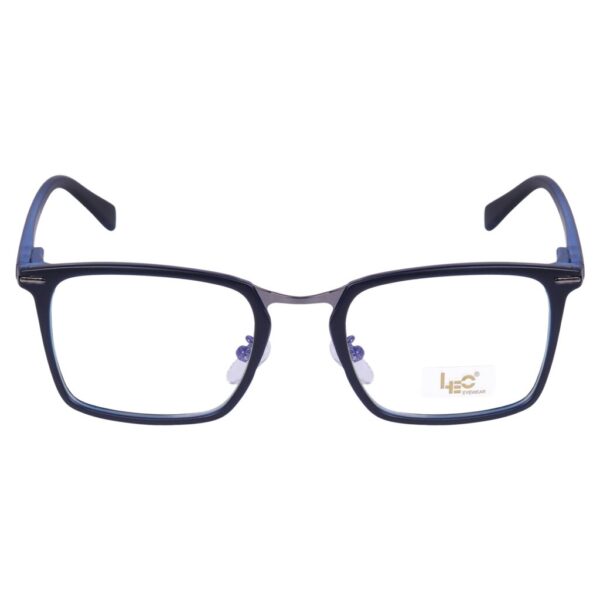 Black & Blue Square Rimmed Eyeglasses - L2755