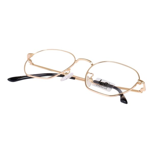 Gold Hexagon Metal Eyeglasses - L3143