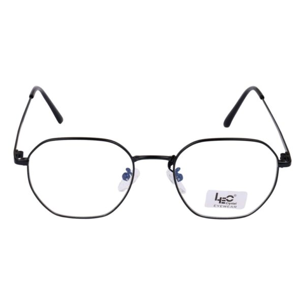 Black Hexagon Metal Eyeglasses - L3143
