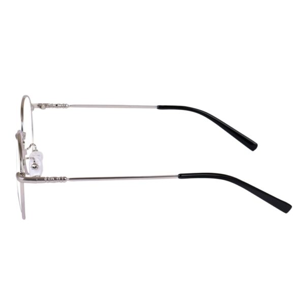 Silver Round Metal Eyeglasses - L3167