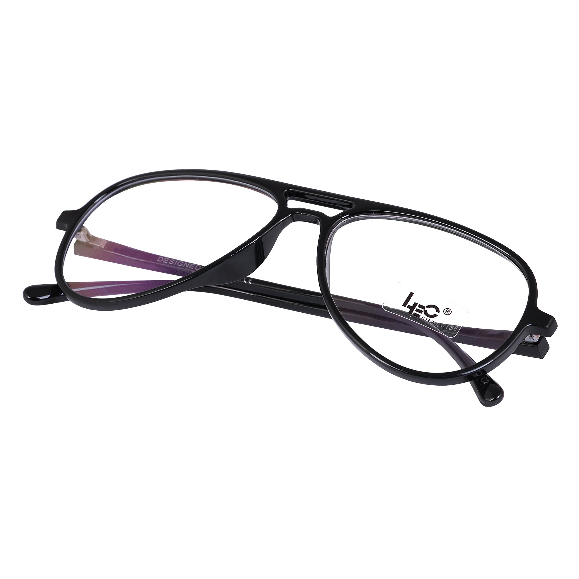 Black Rimmed Aviator Eyeglasses - L2788
