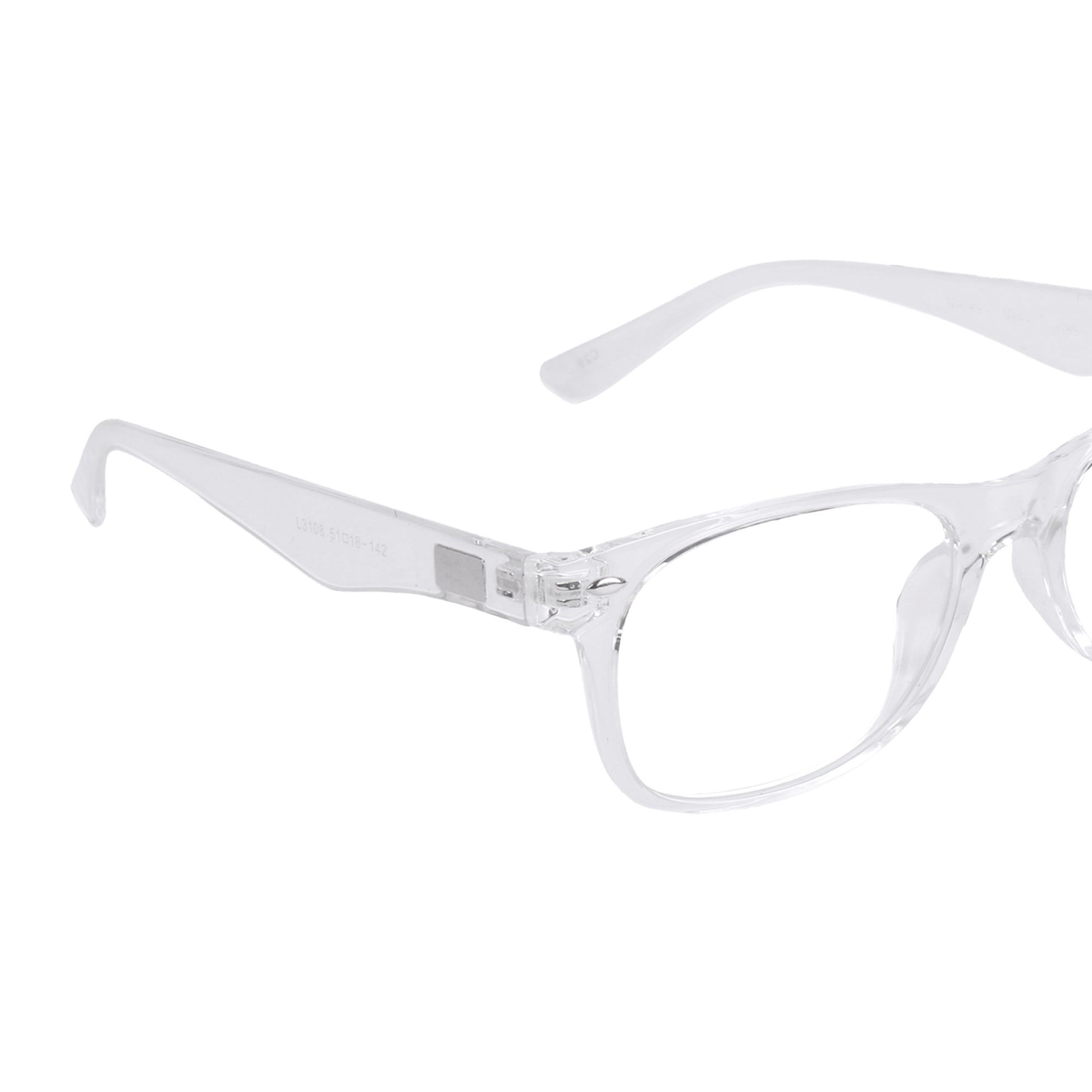 Vintage Shine & Transparent Square Eyeglasses - L3108-C29