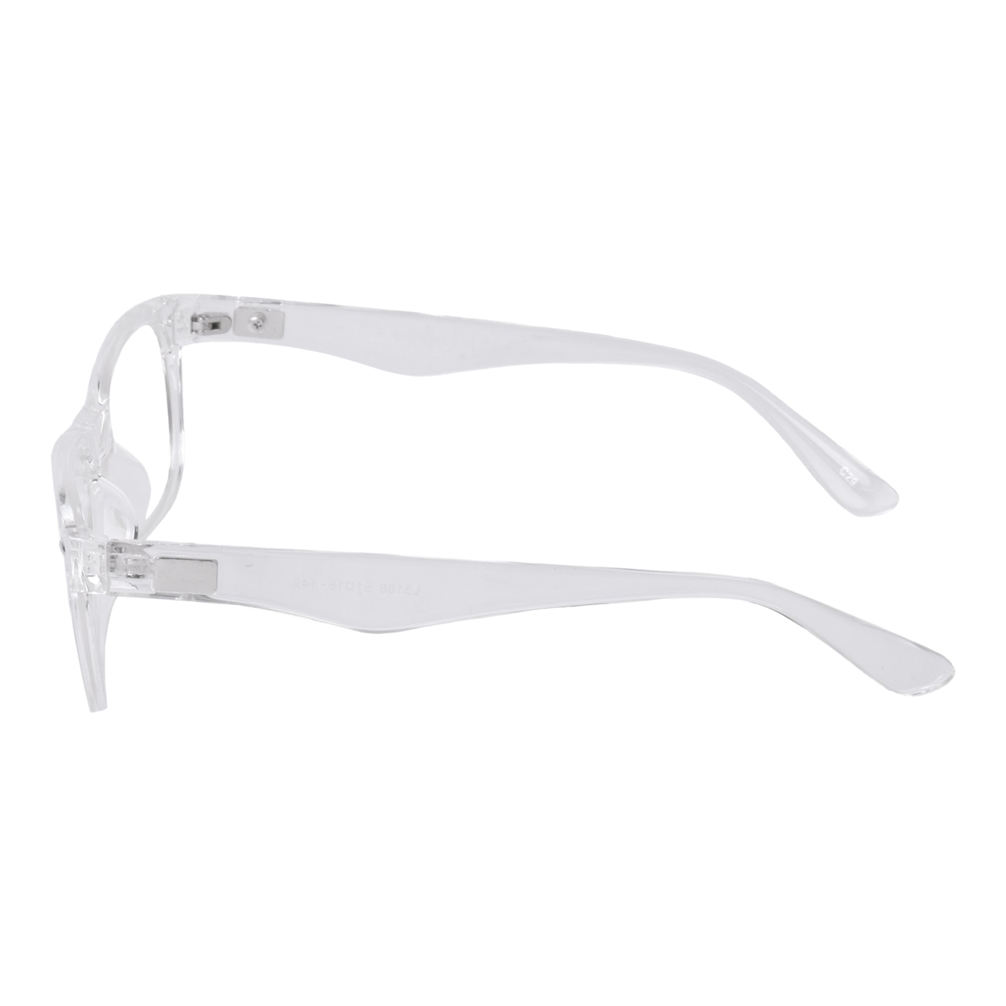 Vintage Shine & Transparent Square Eyeglasses - L3108-C29