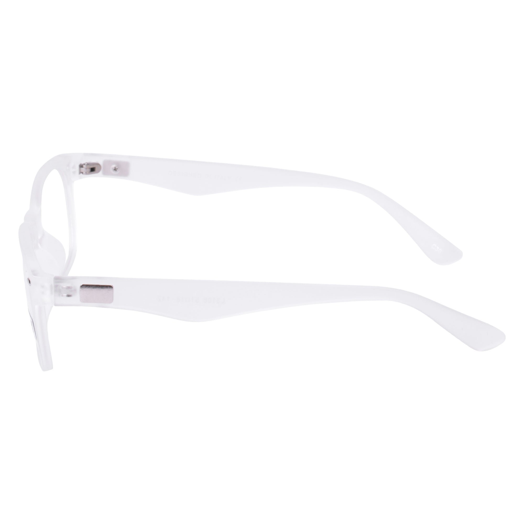 Vintage Matte & Transparent Square Eyeglasses - L3108-C30