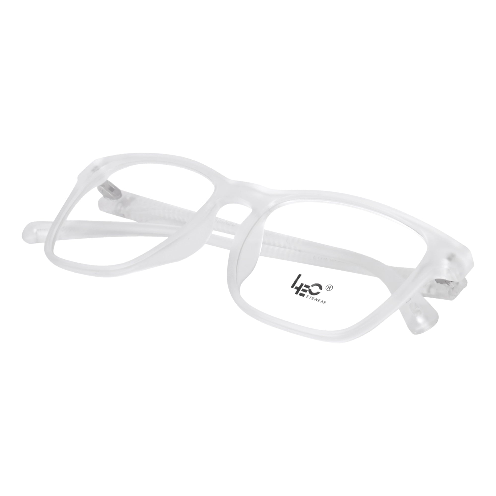Matte & Transparent Square Eyeglasses - L116-C30