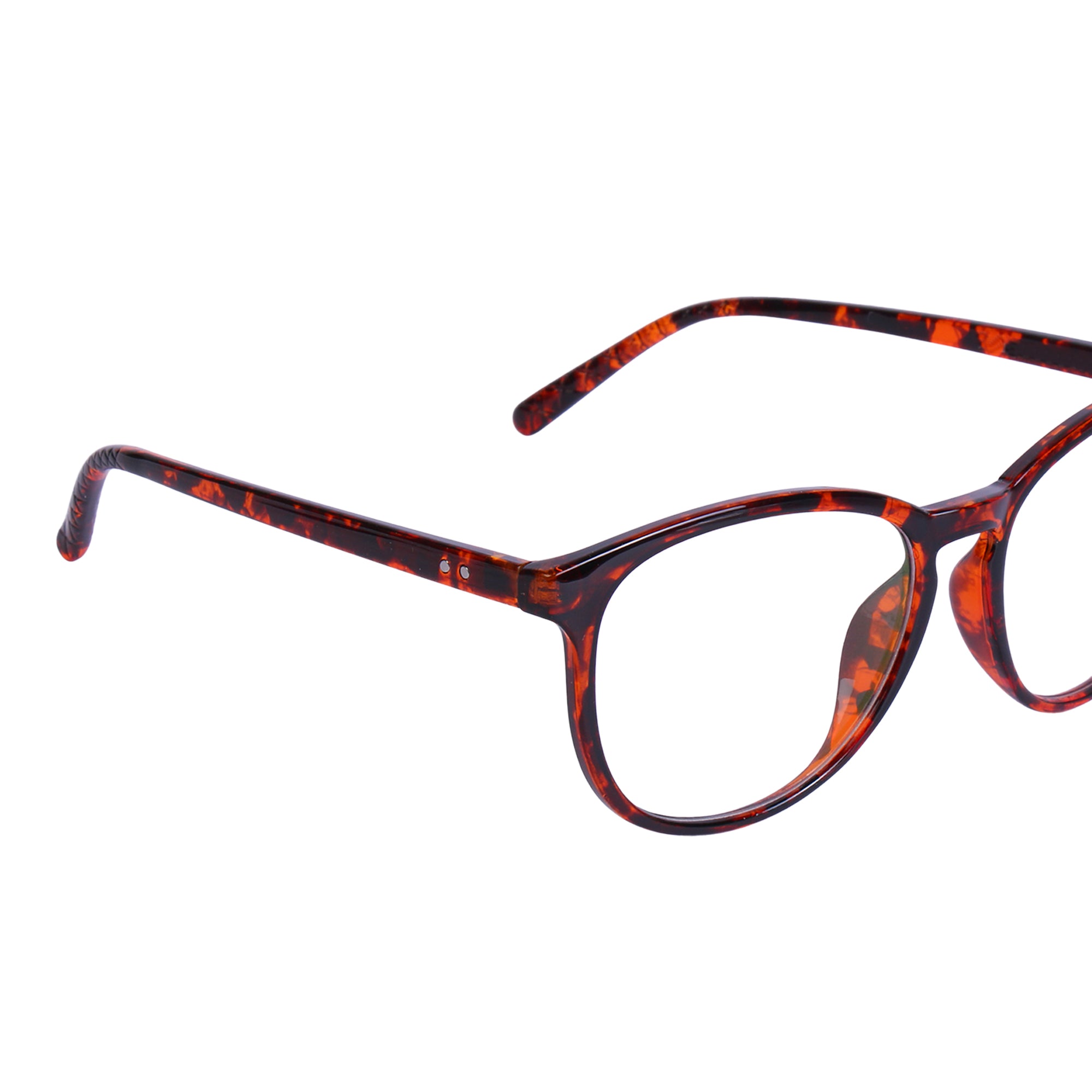 Tortoise Round Eyeglasses - L6015 C3