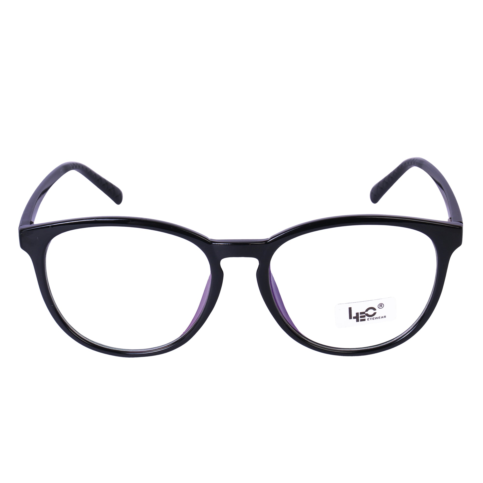 Black Round Eyeglasses - L6015 C2