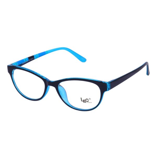Blue Cateye Rimmed Eyeglasses - L2111-C077