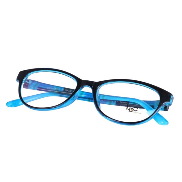 Blue Cateye Rimmed Eyeglasses - L2111-C077
