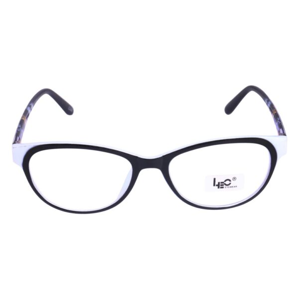 Black & White Cateye Rimmed Eyeglasses - L2111-C330