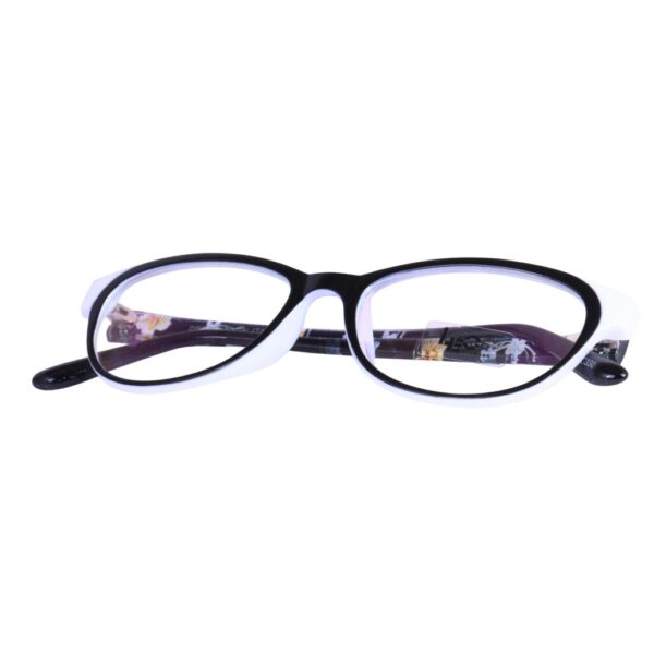 Black & White Cateye Rimmed Eyeglasses - L2111-C330