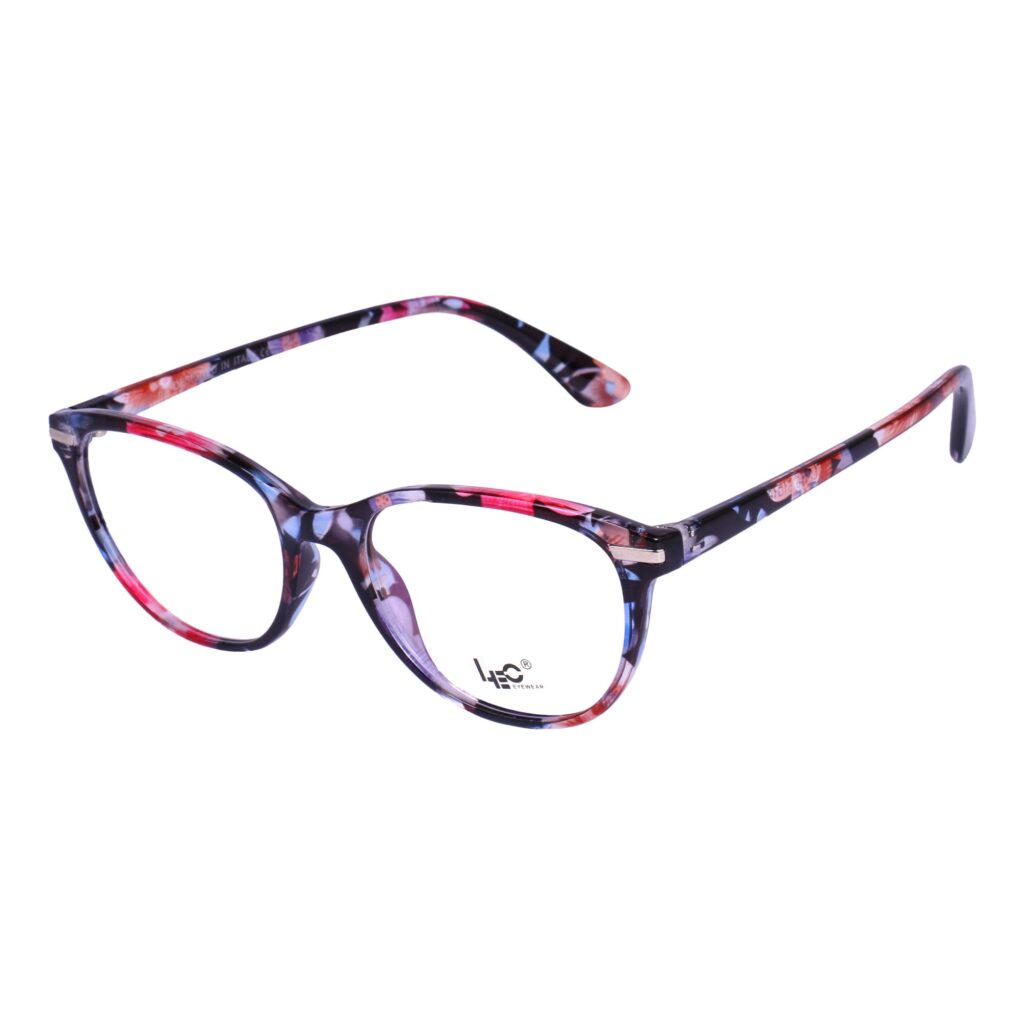 Multicolor -1 Cateye Rimmed Eyeglasses - L2116 C6
