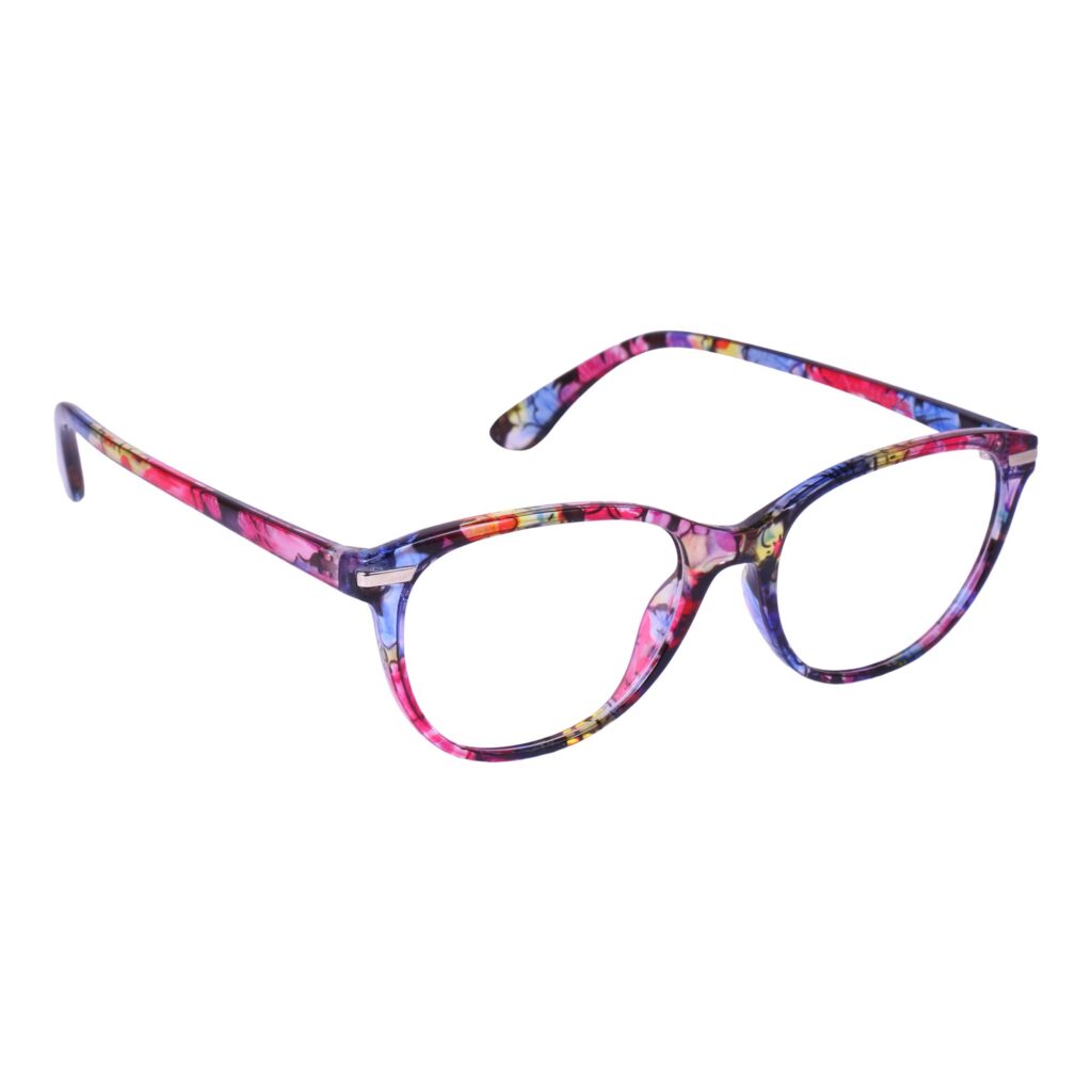 Multicolor- 2 Cateye Rimmed Eyeglasses - L2116