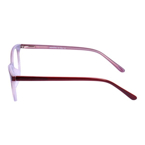 Maroon Cateye Rimmed Eyeglasses - LP8016-C15