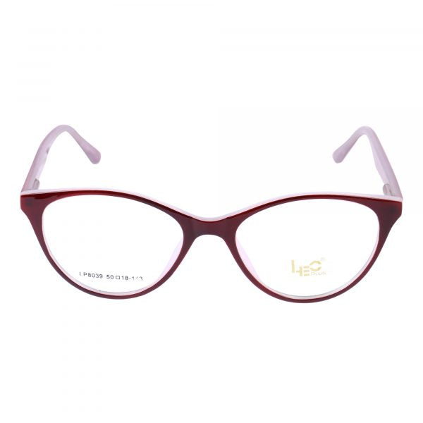 Black & Purple Cateye Rimmed Eyeglasses - L8039-C15