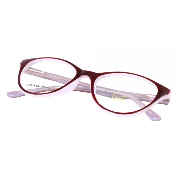 Black & Purple Cateye Rimmed Eyeglasses - L8039-C15