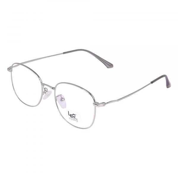 SILVER Round Metal Eyeglasses - L3217