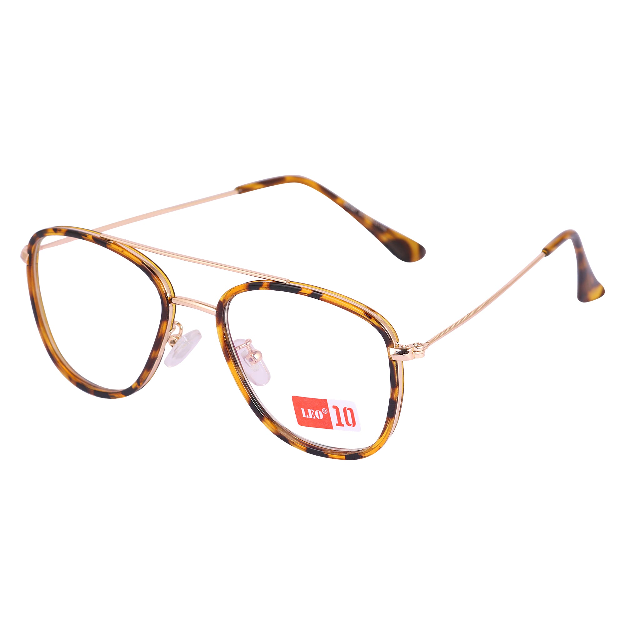DE MI GOLD Square Metal Eyeglasses - L98027