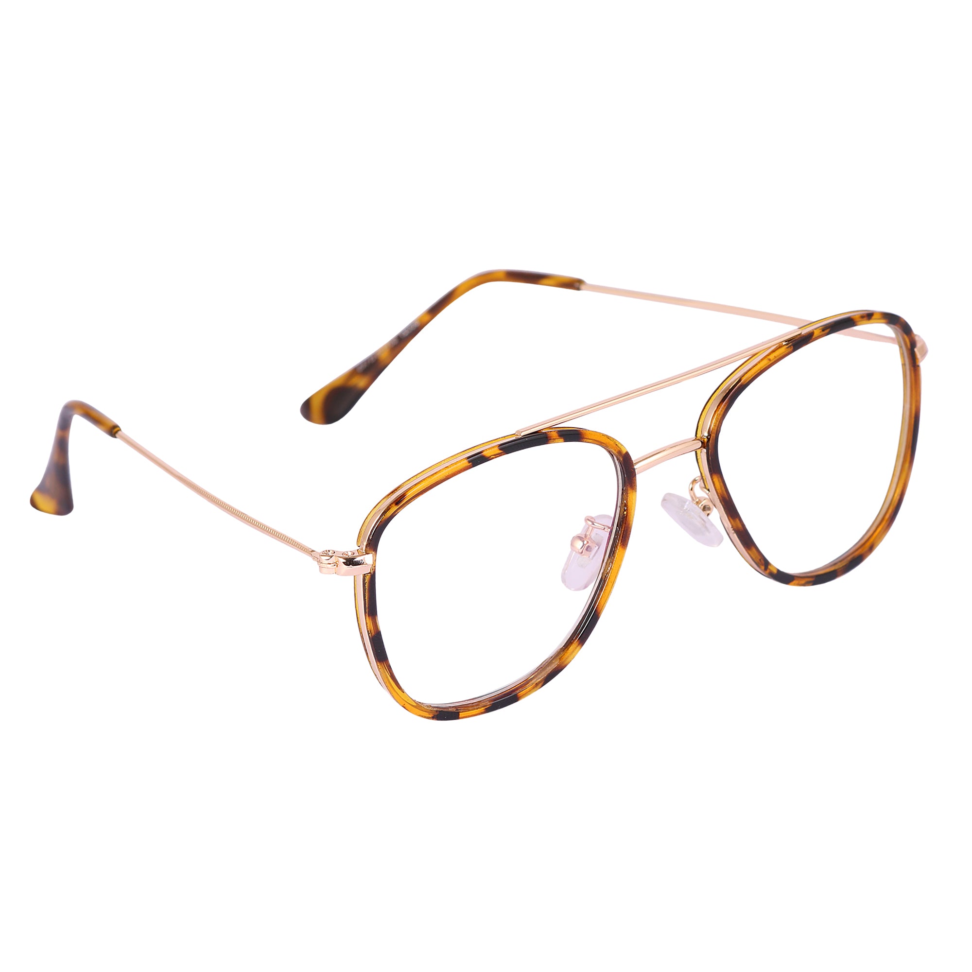 DE MI GOLD Square Metal Eyeglasses - L98027