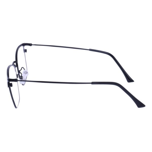 Rose Gold & Black Half Rimmed Square Eyeglasses - G-90-250-C6