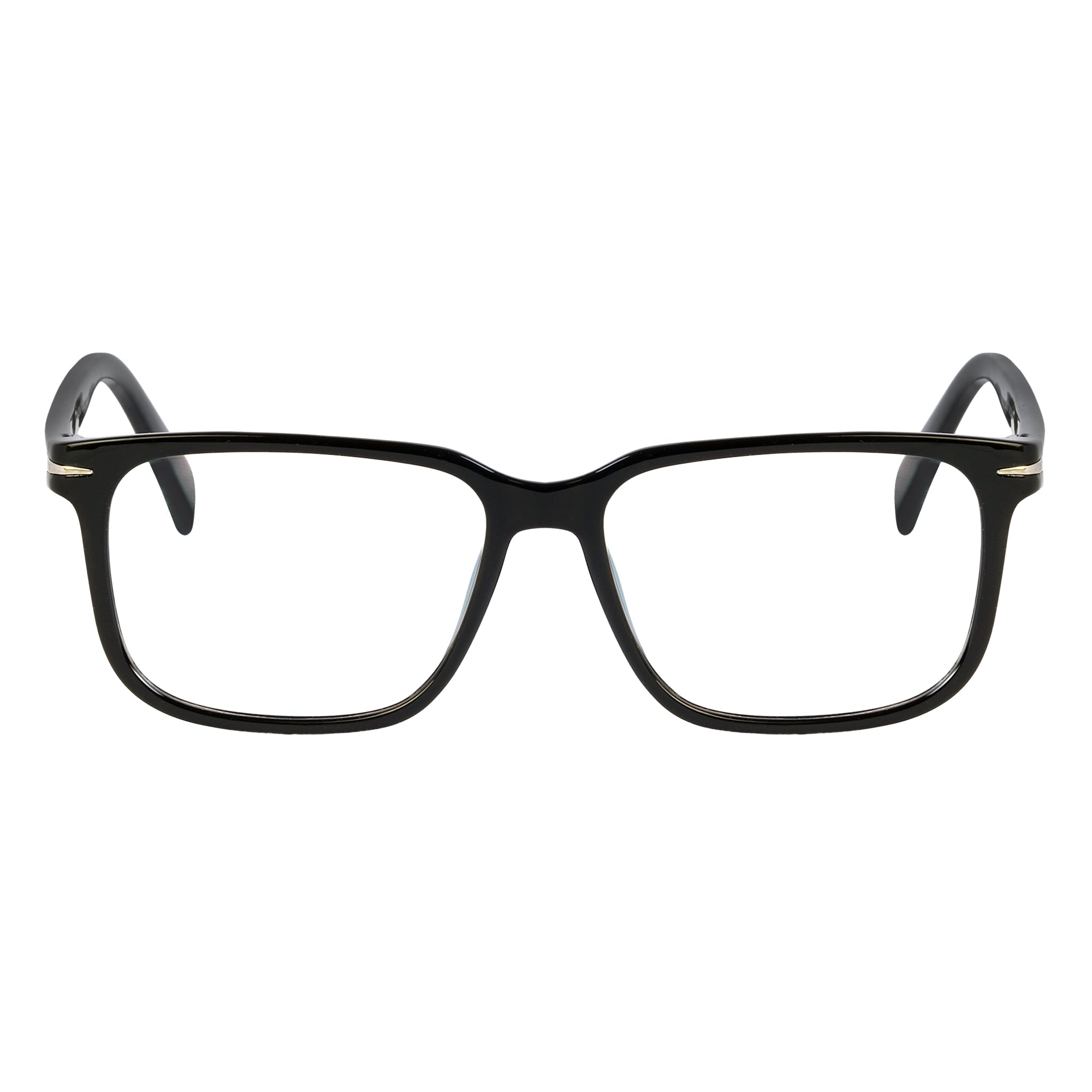 LEO's Black Square Eyeglasses - LDB001