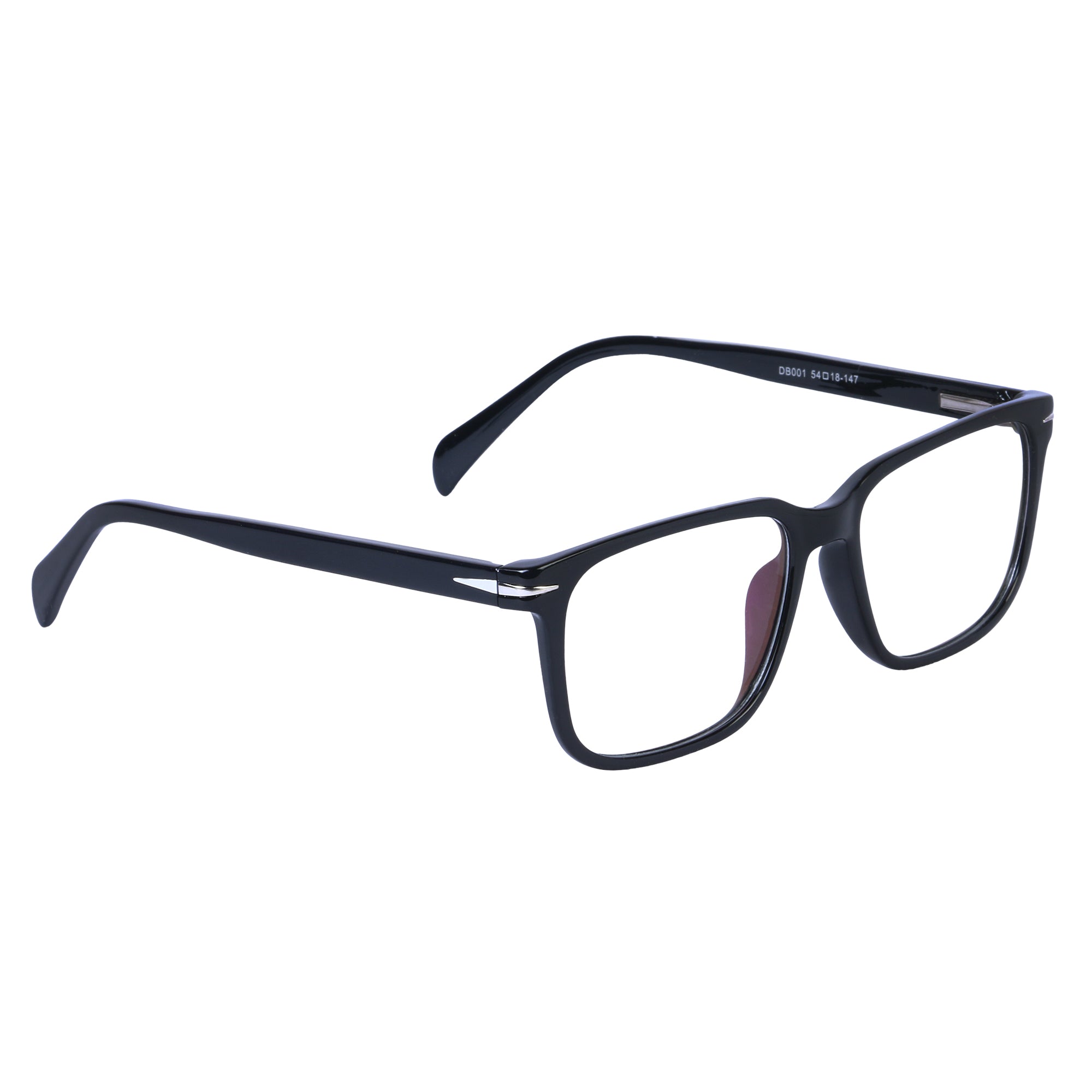 LEO's Black Square Eyeglasses - LDB001