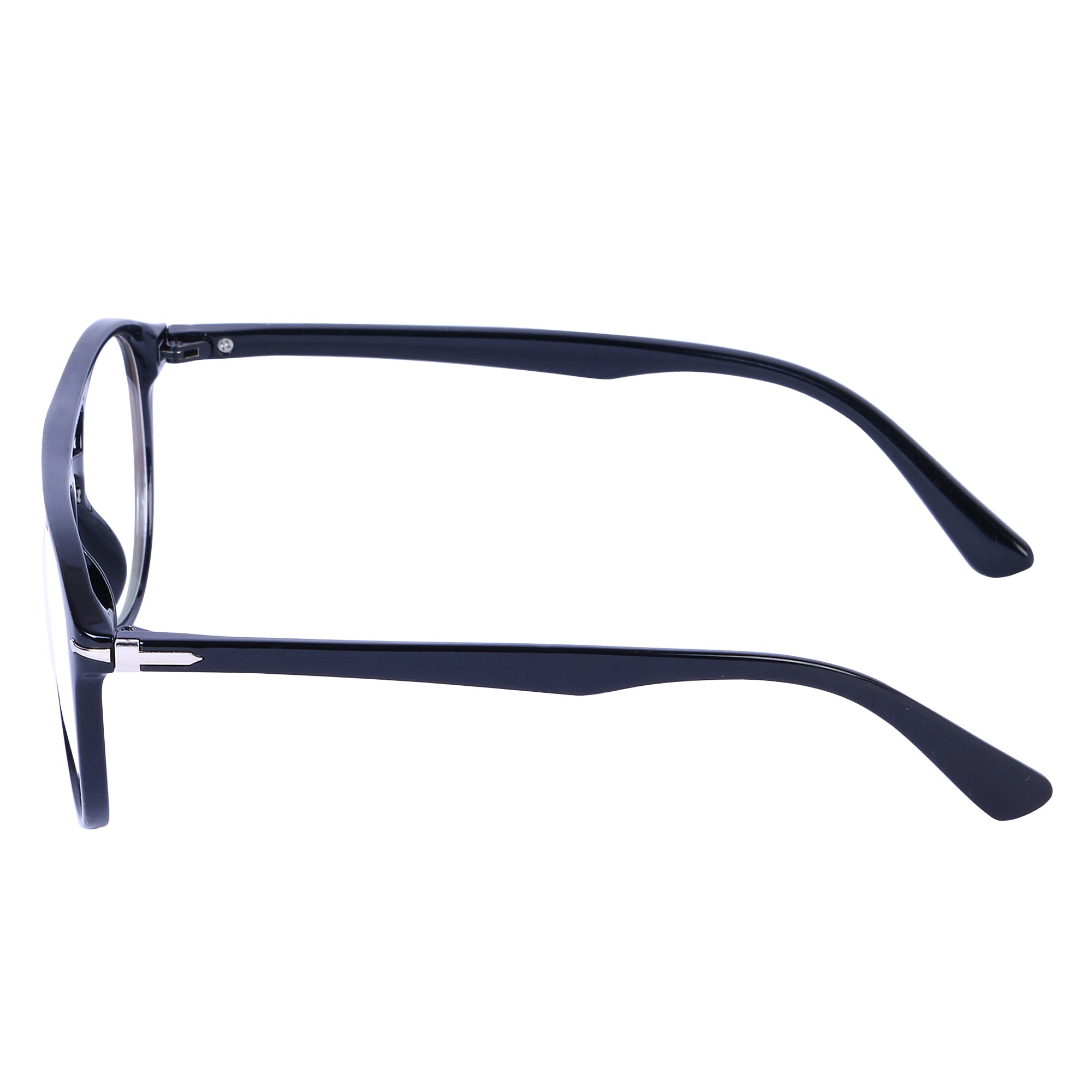 LEO's Premium Black Aviator  Eyeglasses - L3160V