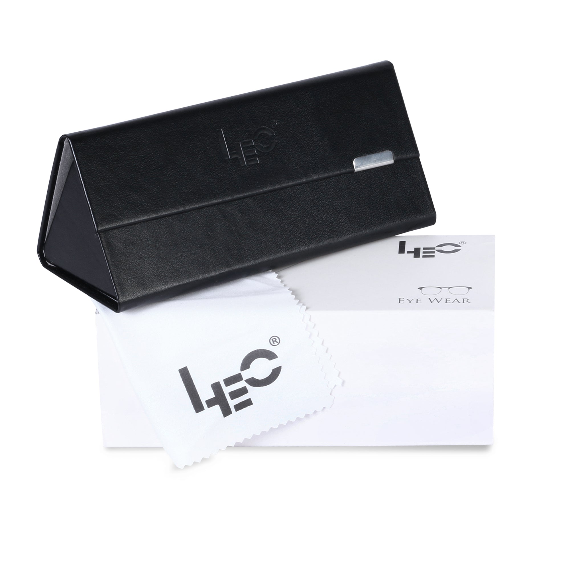 LEO's Black Square Eyeglasses- LDB004