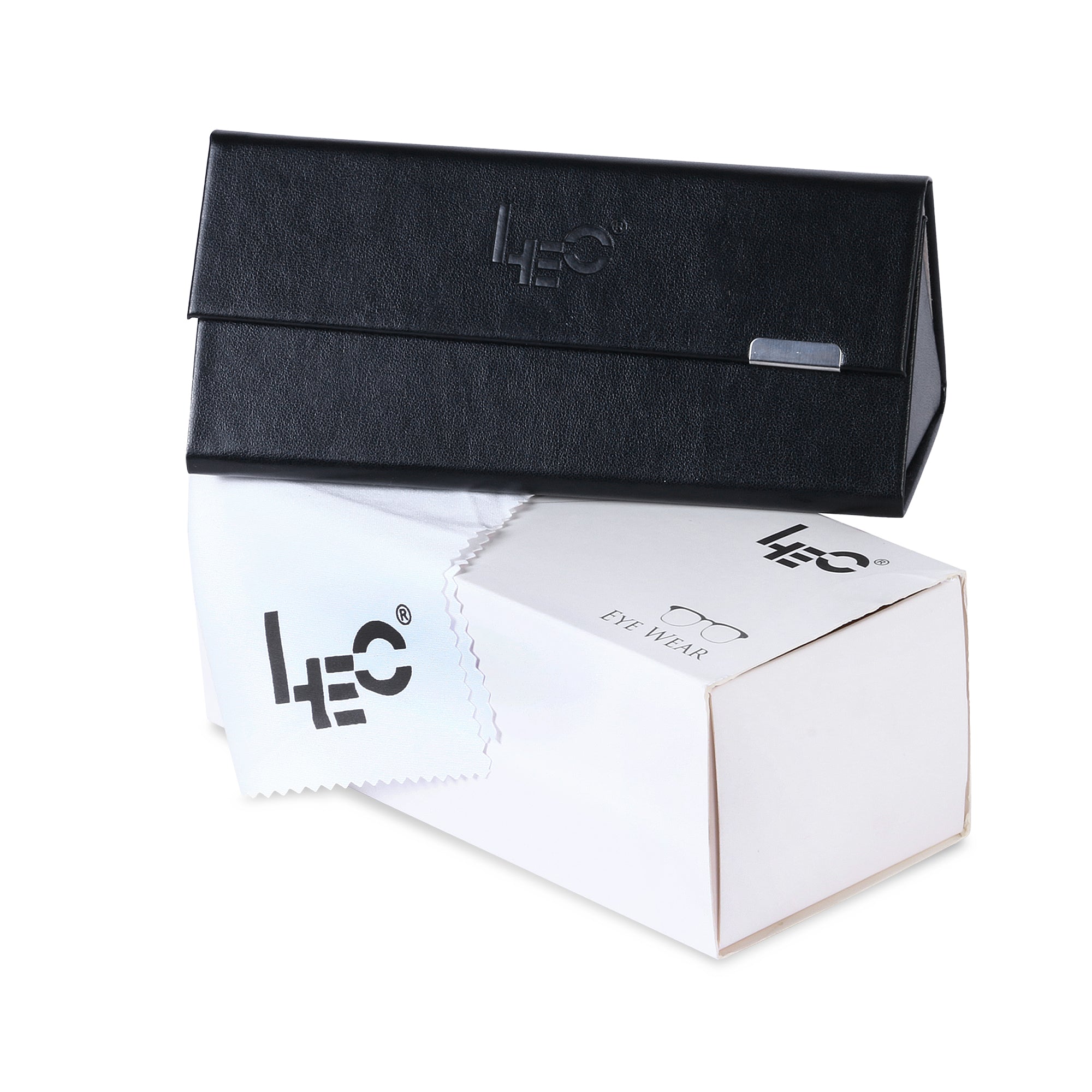 LEO's Black Square Eyeglasses- LDB004