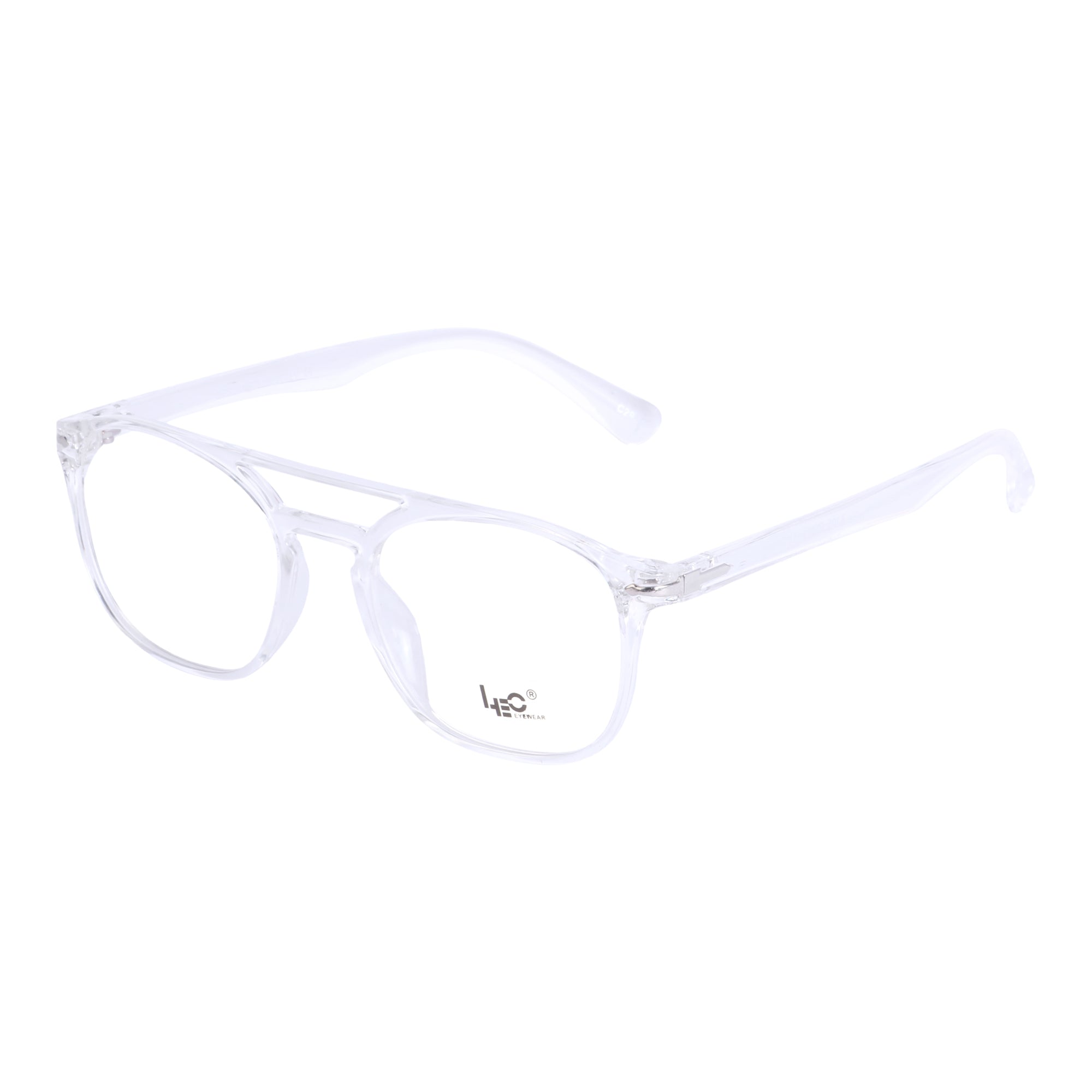 Shine & Transparent Hexagon Rimmed Eyeglasses - L105-C29