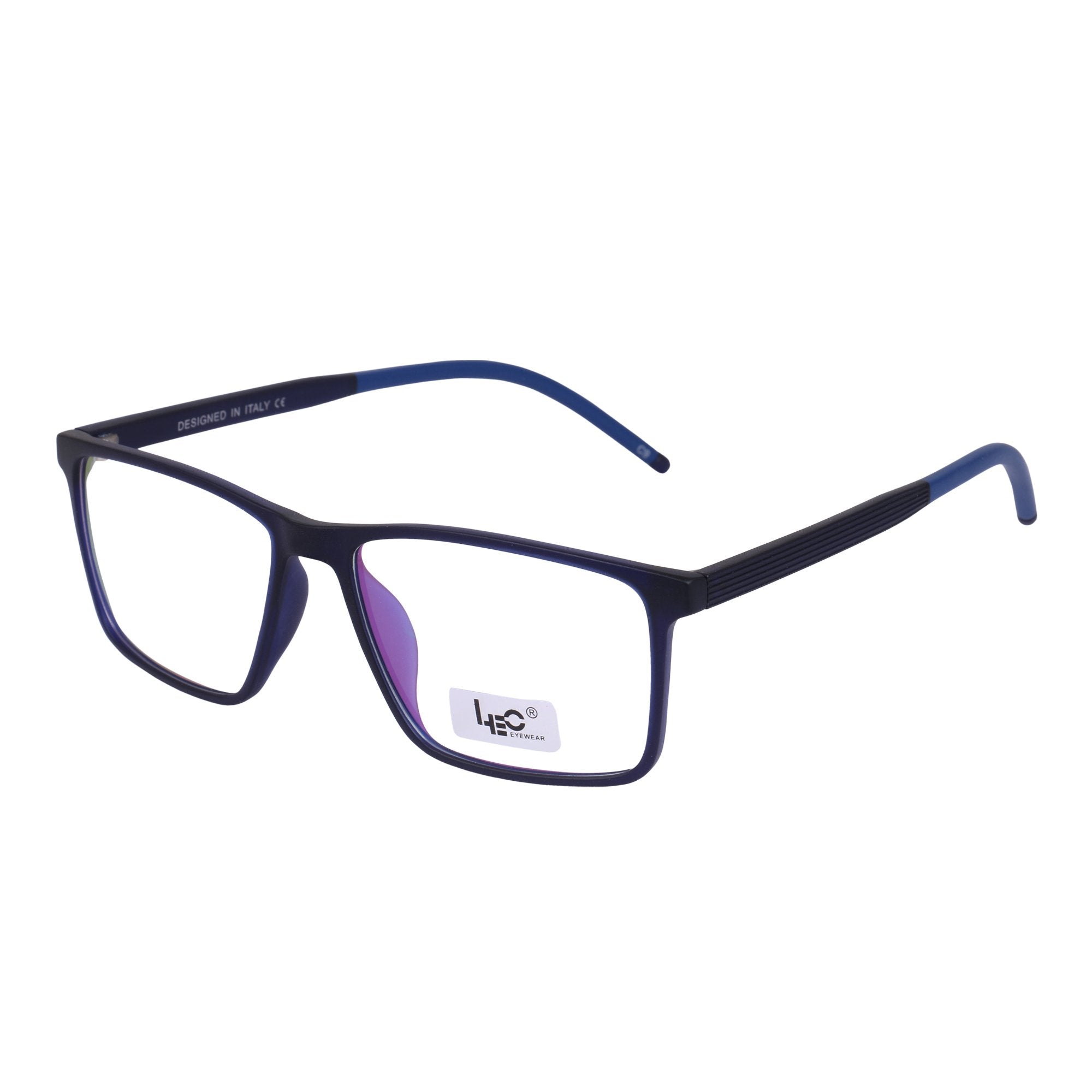 Dark Blue Square Rimmed Eyeglasses - L118. C9