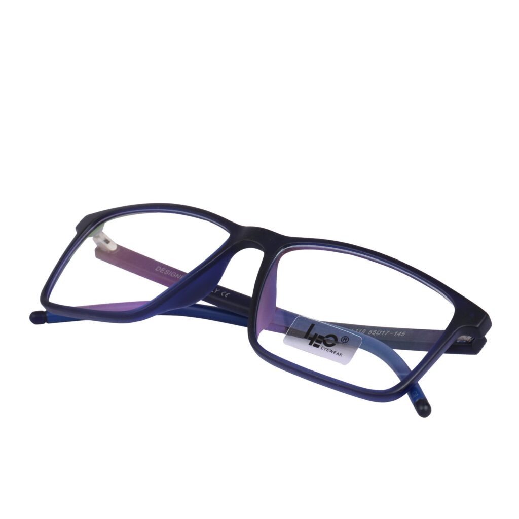 Dark Blue Square Rimmed Eyeglasses - L118. C9